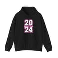 thumbnail image 1 of Senior Class 2024 Graduation  Pink/Black Grad High School Hooded Sweatshirt, 1 of 4