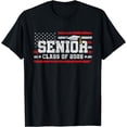 thumbnail image 1 of Senior Class 2025 Graduation - American Flag - Senior 2025 T-Shirt, 1 of 2