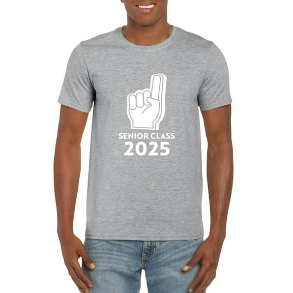Senior Class 2025 High School Graduation Classic Year Pride Graphic T-Shirt, for men & women, up to size 5XL