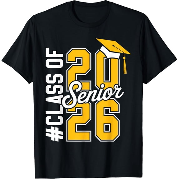 Senior Class Of 2026 Back To School Last First Day Of School T-Shirt ...