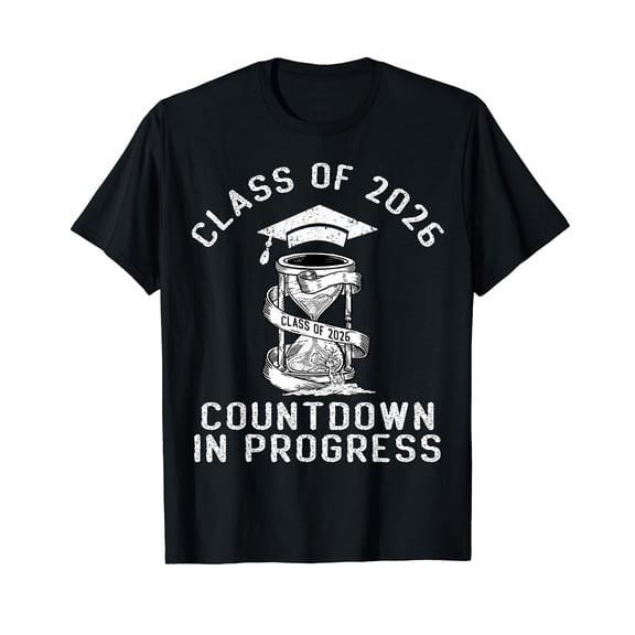 Senior Class Of 2026 Countdown to Graduation Gift T-Shirt