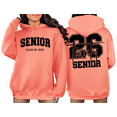 thumbnail image 1 of Senior Class Of 2026 Hoodie Senior 2026 Sweatshirt Women Graphic Hoodies, 1 of 1