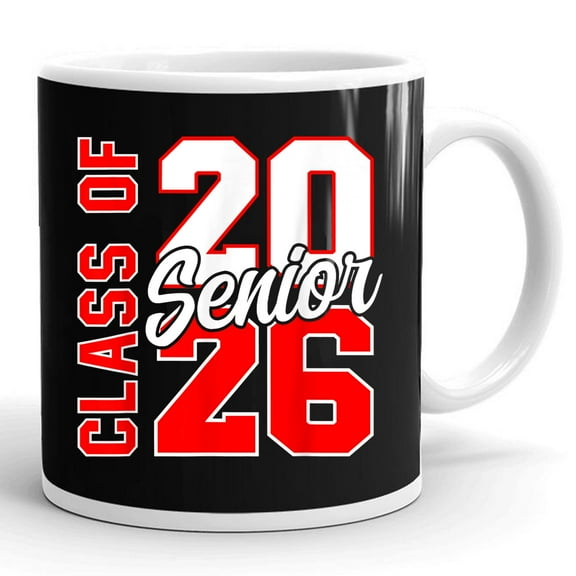 Senior Class Of 2026 Seniors Graduation 26 Graduate Gift Ceramic Mug 11oz (White;11oz)