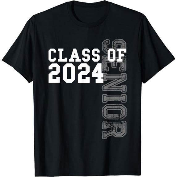 Senior Class of 2024 Graduation Seniors 24 Graduate Student T-Shirt