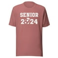 thumbnail image 1 of Senior Class of 2024 Shirt, Unisex, Soccer Player Shirt, 2024 Senior Soccer Player Shirt, Senior High School Shirt (Mauve, 2XL), 1 of 1