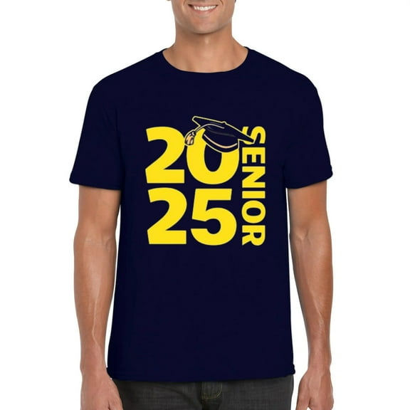Senior Class of 2025 Graduation Day Gift Celebration Graduate T-Shirt, for men & women, up to size 5XL