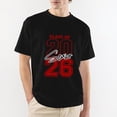 thumbnail image 1 of Senior Class of 2026 Graduation Design Cotton T-Shirt T-Shirt, OdeJous Black T-Shirt 3XL, 1 of 4
