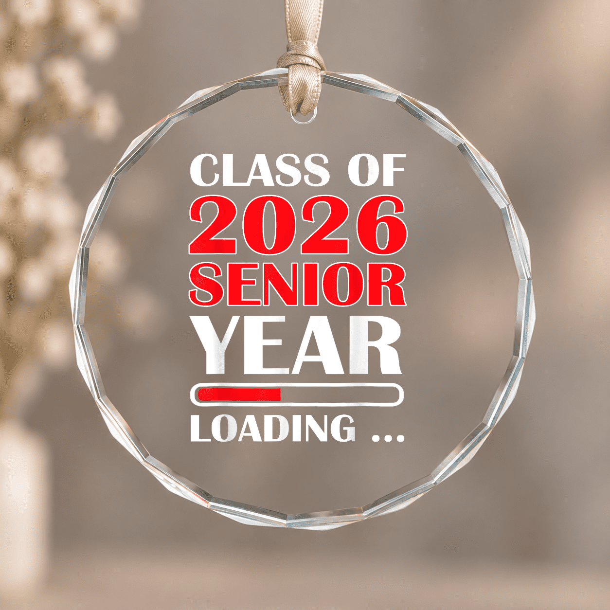 Senior Christmas Program Senior Class of Senior Year Loading Graduation Christmas Ornament ...