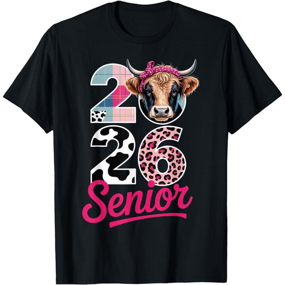 Cow Db Senior Cow Lovers Graduation Class For T-Shirt - Walmart.com