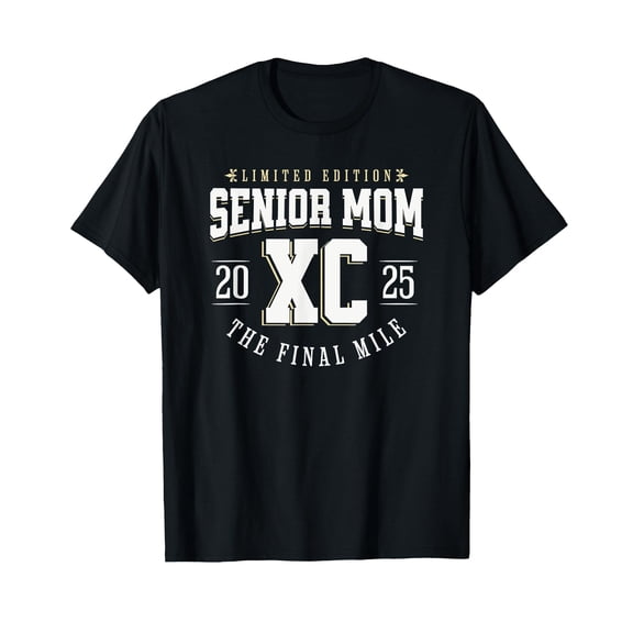 Senior Cross Country Mom 2025 The Final Mile T-Shirt