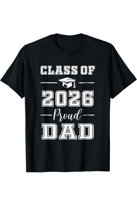 Senior Dad Proud Dad Class Dad Of Graduate Graphic T-Shirt