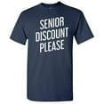 thumbnail image 1 of Senior Discount Please Christmas Apparel Adult Humor Novelty Sarcastic Premium Tshirt Xmas Holiday Anniversary Gift Hilarious Funny Graphic Tees, 1 of 5