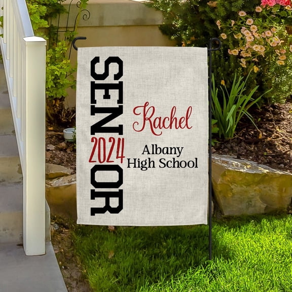 Senior Flag for Graduation Yard Decor 28x40 POLE NOT INCLUDED House Flag