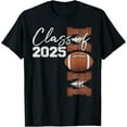 Senior Football Mom Class Of 2025 Senior Mama 2025 Cotton TShirt