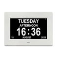 SeniorFriendly Dementia Clock, Digital Calendar, Time Display, Single