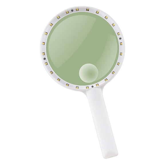 Senior Friendly Magnification Glass with Bright LED Light Suitable for Readers Hobbyists Detailed Inspection and Reading