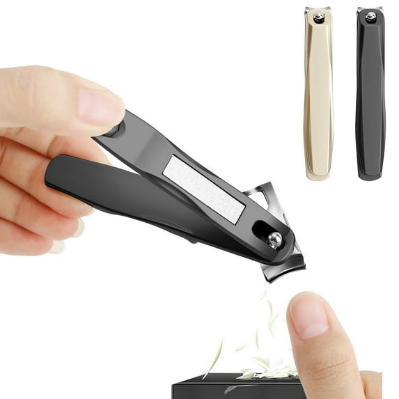 Senior Friendly Nail Clippers,Ergonomic Long Handle,360-Degree Rotating,Stainless Steel for Men Women,Easy Grip,Home Office Travel Use, Rkxzt