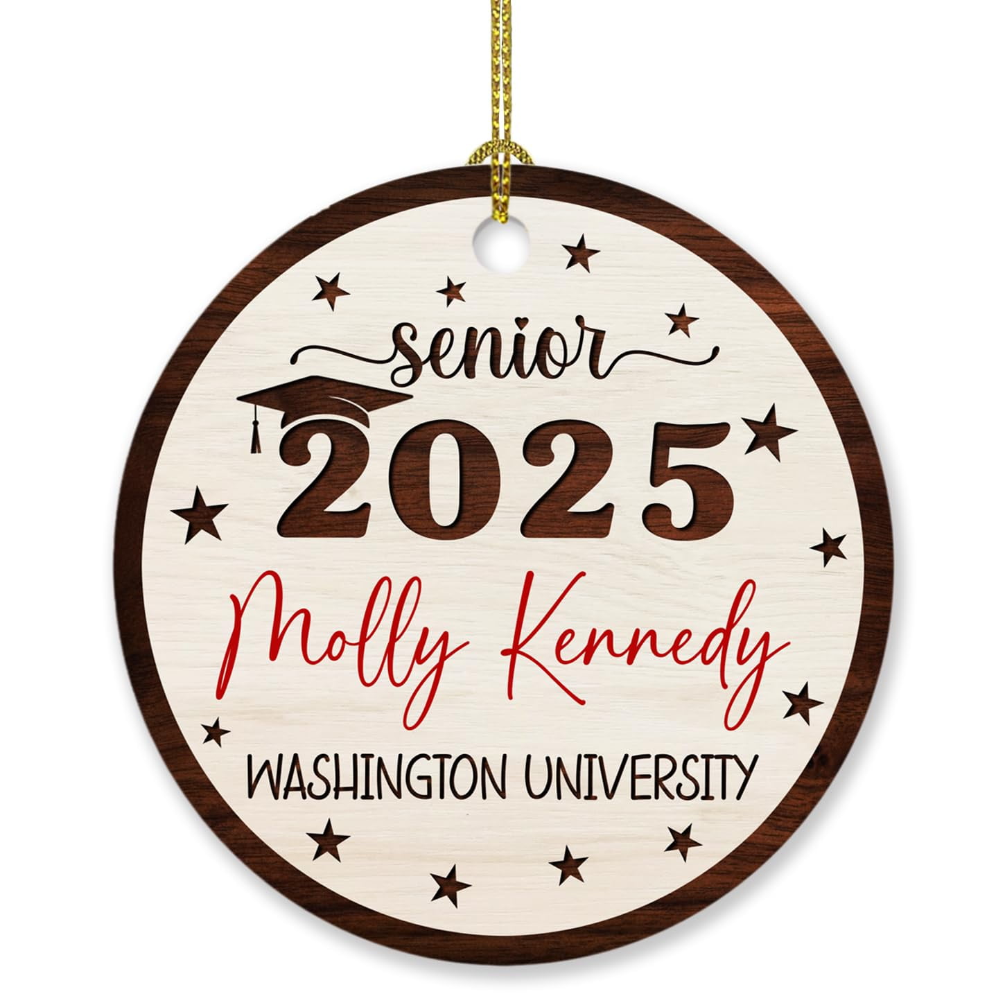 Senior Graduation Cap Ornament, Personalized Congratulations Senior ...