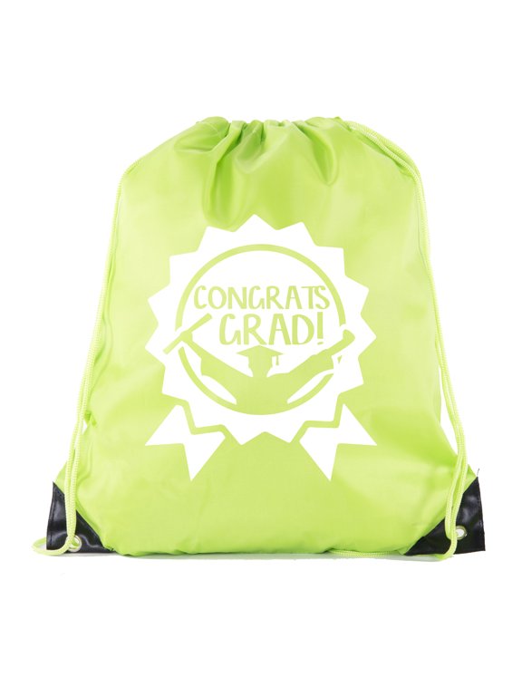 Senior Graduation Drawstring Backpacks Personalized Party Favor Cinch Bags - Award