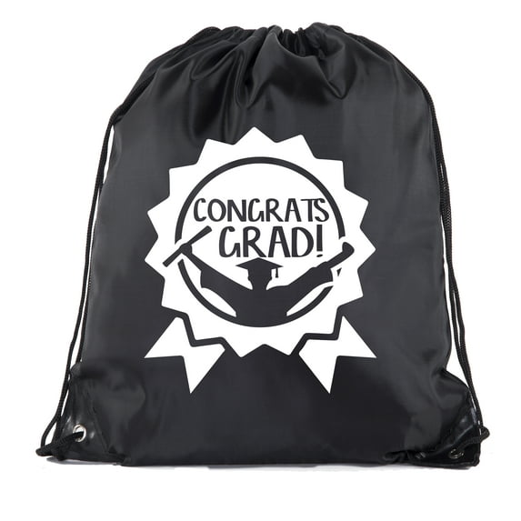 Senior Graduation Drawstring Backpacks Personalized Party Favor Cinch Bags - Award