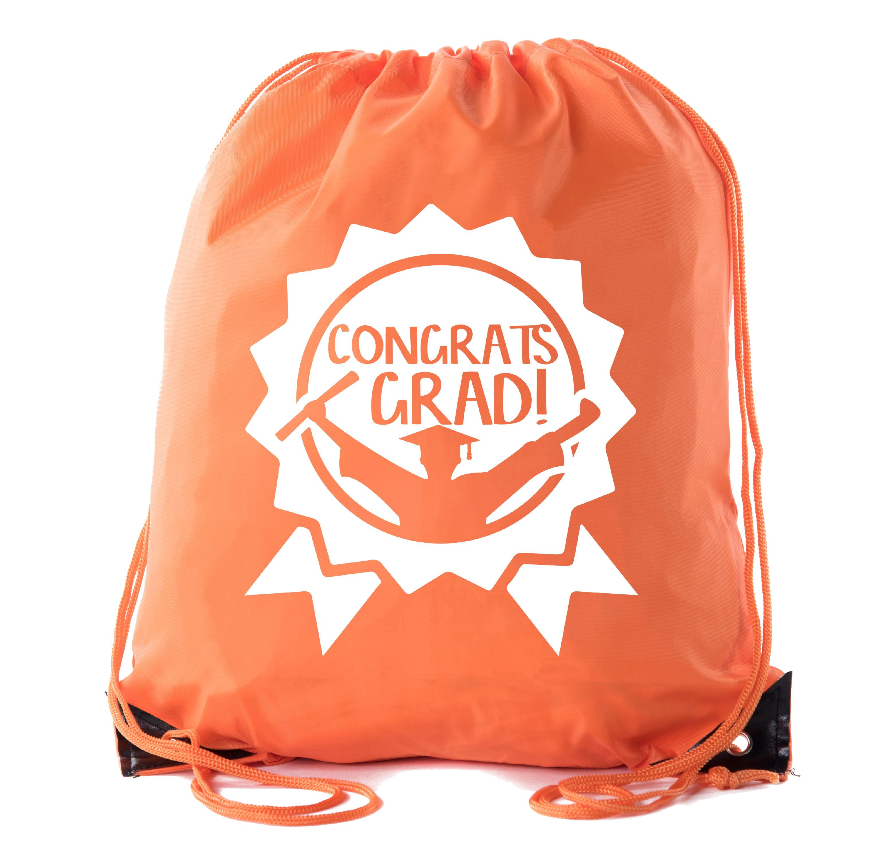 Graduation Cinch Senior Graduation Drawstring Backpacks Personalized Party Favor Cinch ...