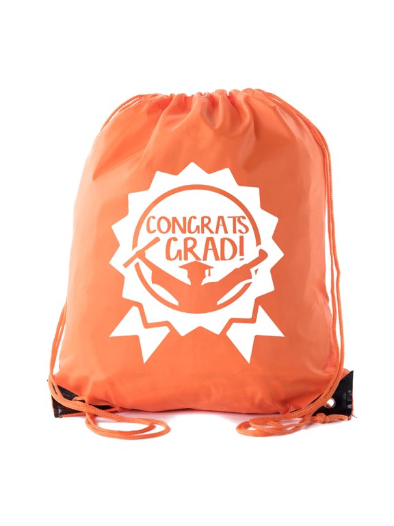 Senior Graduation Drawstring Backpacks Personalized Party Favor Cinch Bags - Award