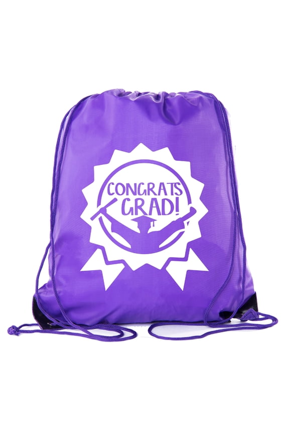 Senior Graduation Drawstring Backpacks Personalized Party Favor Cinch Bags - Award