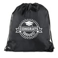 thumbnail image 1 of Senior Graduation Drawstring Backpacks Personalized Party Favor Cinch Bags - Congrats Graduate, 1 of 2