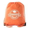 thumbnail image 1 of Senior Graduation Drawstring Backpacks Personalized Party Favor Cinch Bags - Congrats Graduate, 1 of 2