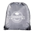 thumbnail image 1 of Senior Graduation Drawstring Backpacks Personalized Party Favor Cinch Bags - Congrats Graduate, 1 of 2