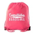 thumbnail image 1 of Senior Graduation Drawstring Backpacks Personalized Party Favor Cinch Bags - Congratulation, 1 of 2