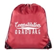 thumbnail image 1 of Senior Graduation Drawstring Backpacks Personalized Party Favor Cinch Bags - Congratulation, 1 of 2