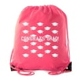 thumbnail image 1 of Senior Graduation Drawstring Backpacks Personalized Party Favor Cinch Bags - Grad Hat Grid, 1 of 2