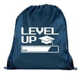 thumbnail image 1 of Senior Graduation Drawstring Backpacks Personalized Party Favor Cinch Bags - Level Up Bar, 1 of 2