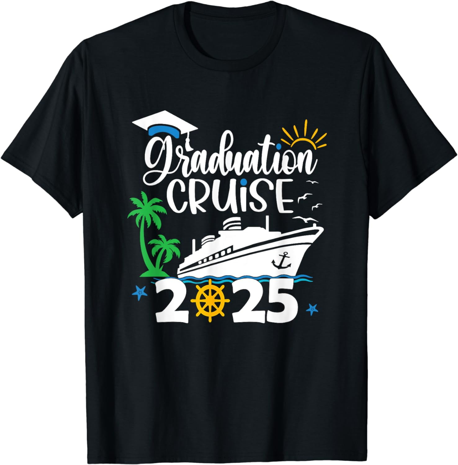 Senior Graduation Trip Cruise 2025 Aw Ship Party Cruise TShirt