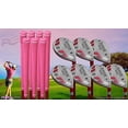 thumbnail image 1 of Senior Ladies iDrive Pink Golf Clubs All Hybrid Set 55+ Years Womens Right Handed Lady Full True Hybrid Complete Set which Includes: #5, 6, 7, 8, 9, PW, SW New Utility Senior Flex Club, 1 of 2