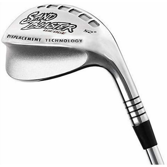 Senior Men's Sand Blaster Wedge Right Handed Senior Flex Steel Shaft with Premium Arthritic Men's Golf Grip
