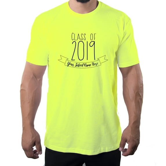 Senior Men's T-shirts, Class of 2019 Customized Shirts, Graduation T-shirts - Emblem