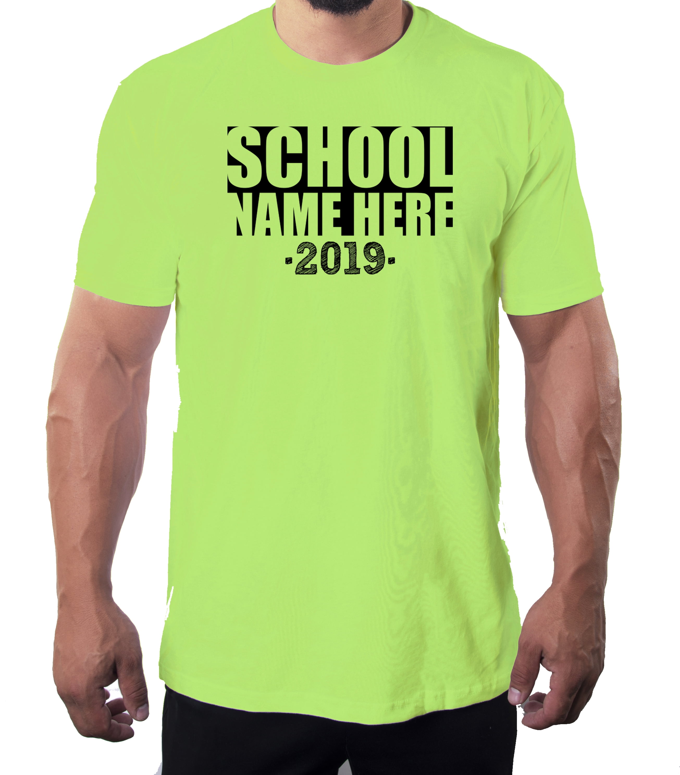 Senior Men's T-shirts, Class of 2019 Customized Shirts, Graduation T ...
