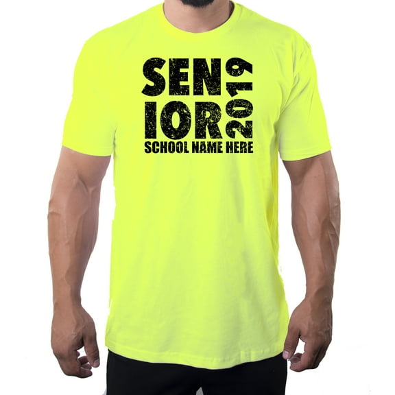 Senior Men's T-shirts, Class of 2019 Customized Shirts, Graduation T-shirts - Senior
