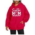 thumbnail image 1 of Senior Mm Class of 2026 Printed Casual Hooded Sweatshirt, Loose and Versatile, Red, Xxxxl, 1 of 4