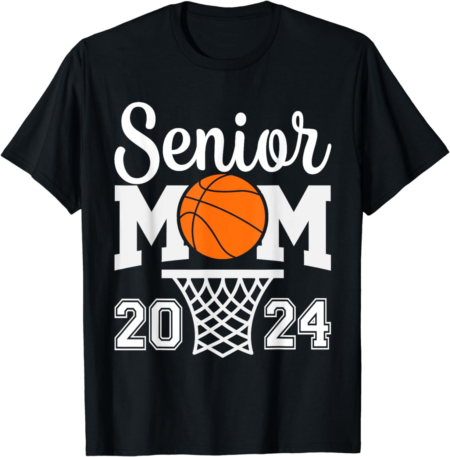 Senior Mom 2024 Basketball Class of 2024 Graduation For Mom TShirt