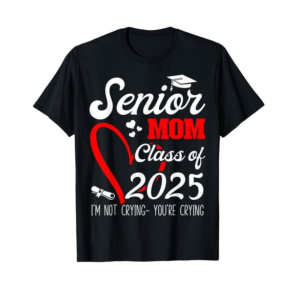 Senior Mom 2025 Class Of 2025 Graduation 2025 Back To School T-Shirt