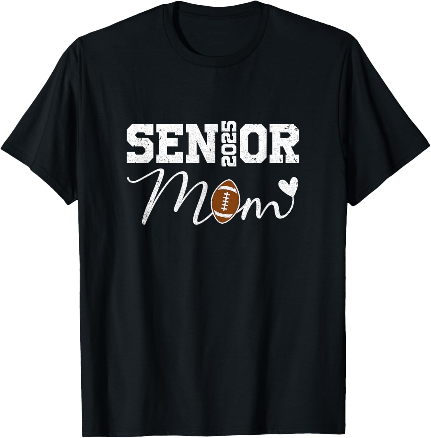 Senior Mom 2025 Football Mommy Class Of 2025 Graduation TShirt
