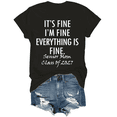 thumbnail image 1 of Senior Mom 2027 Shirt Class Of 2027 Mom Graduation Tee, 1 of 7