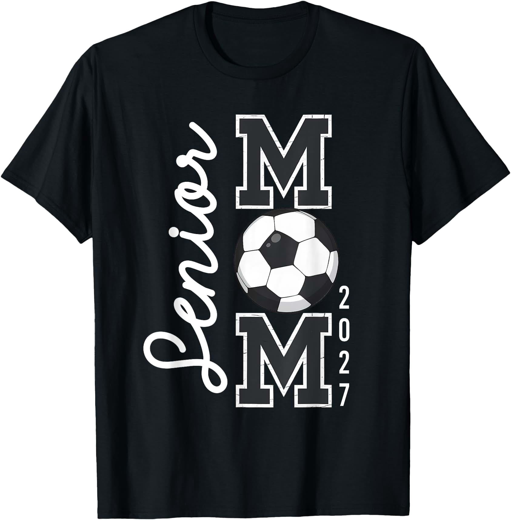 Snacking 2027 Senior Mom 2027 Soccer Mommy Class of 2027 Graduation Mom T-Shirt ...