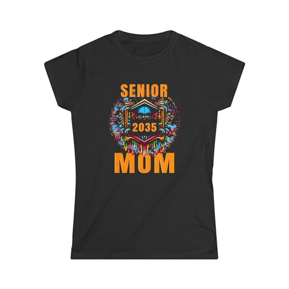 Senior Mom 2035 Proud Mom Class of 2035 Mom of 2035 Graduate Womens Shirt