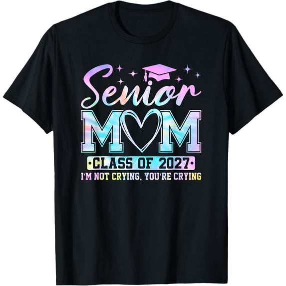 Senior Mom Class Of 2027 Senior Mama 2027 Graduation Funny T-Shirt Unisex S-5XL Hot Trending Shirt Birthday Gift