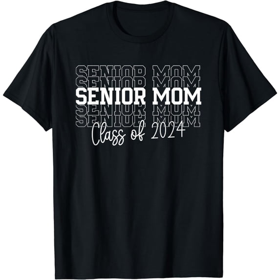 Senior Mom Class of 2024 College High School Graduation 2024 T-Shirt