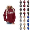 thumbnail image 1 of Senior Mom Sweatshirts for Women Class Of 2026 Long Sleeve Crewneck Graphic Sweatshirt Pullover Tops, 1 of 5
